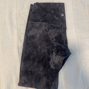 Lululemon Align High Rise Legging (8) - Diamond Dye Pitch Grey Graphite Grey